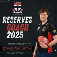 Reserves Coach -Max Church - 0400 548 715